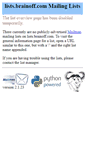 Mobile Screenshot of lists.brainoff.com